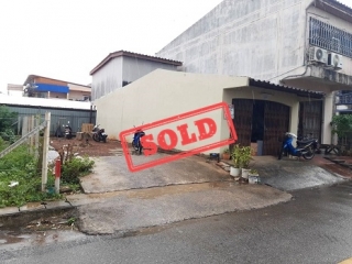 N0601482, ขายด่วน ที่ดิน พร้อมสิ่งปลูกสร้าง ตึกเดี่ยว ชั้นเดียว ถนนโชคสมาน 5 หาดใหญ่ เนื้อที่ 40.60 ตร.ว ทำเลดี