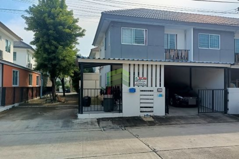 หมู่บ้าน พฤกษา 38/3 ชัยพฤกษ์-วงแหวนฯ ขายด่วน ทาวน์เฮ้าส์ 2 ชั้น เนื้อที่ 24.60 ตร.ว ทำเลดี แปลงมุม ใกล้รถไฟฟ้าสถานี คลองบางไผ่