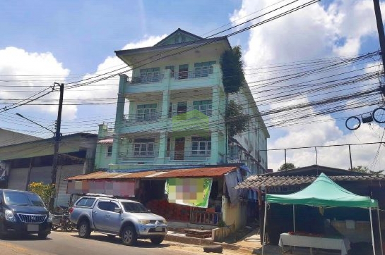 ขายตึก 4 ชั้น บางนาค นราธิวาส เนื้อที่ 134 ตร.ว ทำเลดี ติดถนนบายพาส กำปงปายง