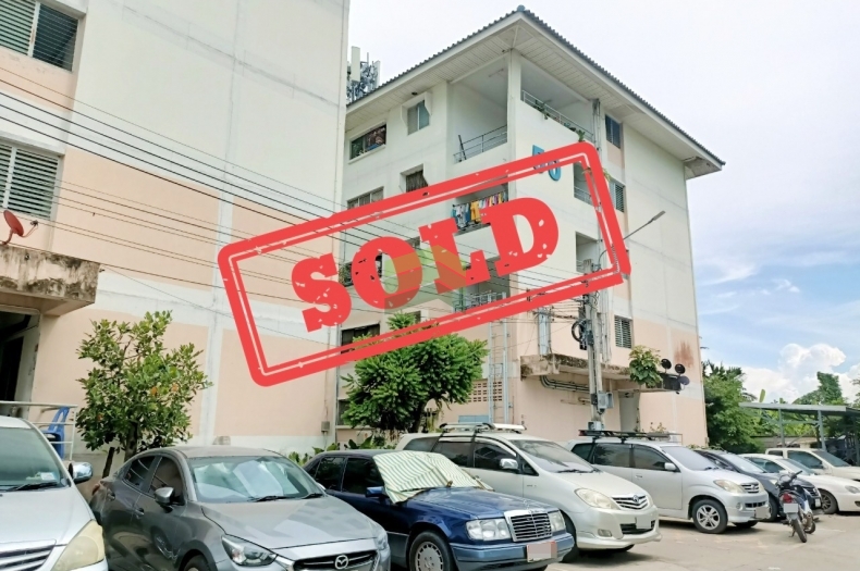 ขายด่วน บ้านเอื้ออาทร วัดพระเงิน นนทบุรี อาคาร 50 อยู่ชั้นที่ 5 เนื้อที่ 34.31 ตร.ม ทำเลดี พร้อมอยู่อาศัย