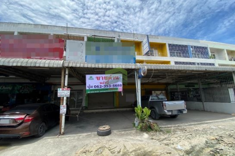 อาคารพาณิชย์ 3 ชั้น พานทองนคร บ้านเก่า ชลบุรี เนื้อที่ 28 ตร.ว ทำเลดี เหมาะโฮมออฟฟิศ คลินิค ร้านขายยา