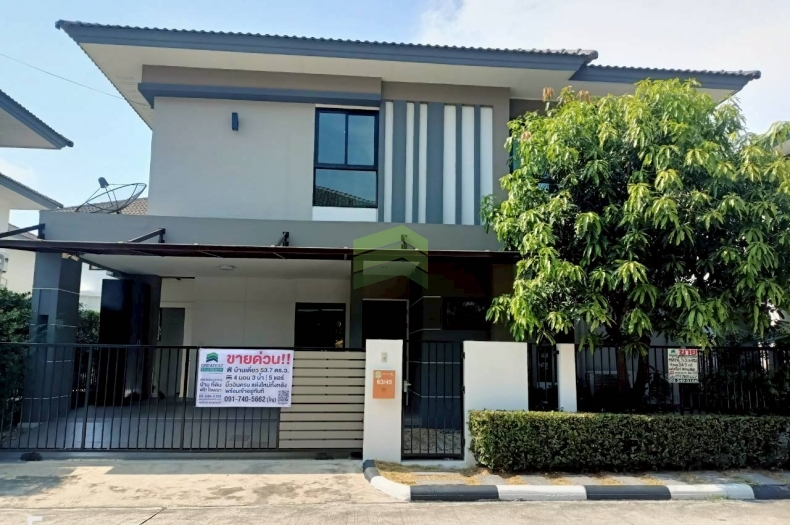 ขายบ้านเดี่ยว 2 ชั้น สไตล์ L-Shape ซีรีน Zerene เพชรเกษม พุทธมณฑลสาย3 เนื้อที่ 53.70 ตร.ว ทำเลดี ตกแต่งครบ พร้อมอยู่
