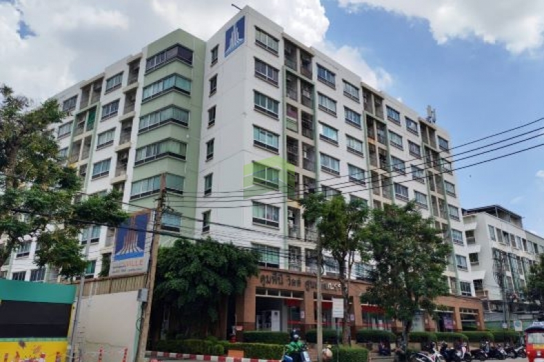 ขายคอนโดใกล้MRT ห้วยขวาง ลุมพินีวิลล์ ศูนย์วัฒนธรรม Lumpini Ville Cultural Center ชั้น 5 เนื้อที่ 35.44 ตร.ม ทำเลดี ราคาต่อรองได้