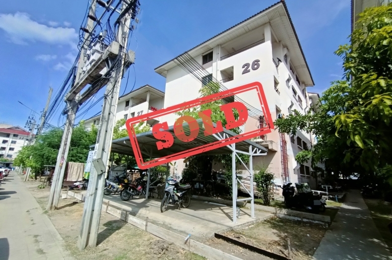 ขายห้องชุด บ้านเอื้ออาทรวัดพระเงิน 2 บางกรวย นนทบุรี ชั้น 5 เนื้อที่ 34.31 ตร.ม ทำเลดี ราคาไม่แพง