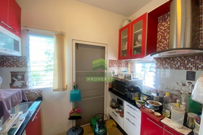 ห้องครัว Built-in บ้านเดี่ยว อินนิซิโอ พระราม 2 แยกโซนชัดเจน