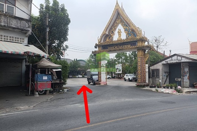 เส้นทางเข้าสู่ที่ดินบริเวณซอยวัดศรีเรืองบุญ ปลายบาง 