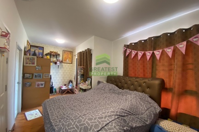 ห้องนอนบ้านเดี่ยว เดอะทรัสต์ สุวรรณภูมิ เทพารักษ์