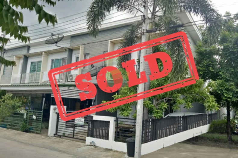 หมู่บ้าน เดอะคอนเนค12 เอ ซอยกิ่งแก้ว37 ขาย/ให้เช่าด่วน ทาวน์โฮม 2 ชั้น The Connect 12A  แปลงมุม เนื้อที่ 18.40 ตร.ว.สมุทรปราการ